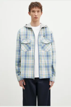 ICECREAM Camicia in misto lana Hooded Flannel Zip Through colore IC24435