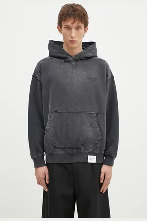 NEIGHBORHOOD Felpa in cotone uomo colore con cappuccio 242OKNH.CSM02