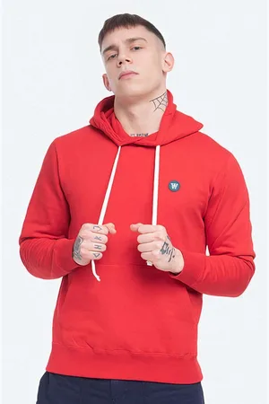 WoodWood Felpa Bluza 10845600-2424 RED uomo