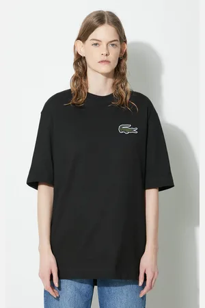 Lacoste T-shirt in cotone colore con applicazione