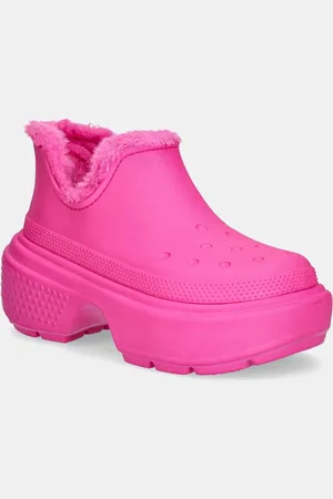Crocs Scarpe Stomp Lined Shorty Boot donna colore 210673.6TW