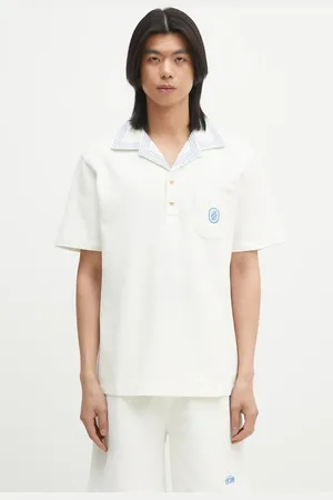 Drôle de Monsieur Polo in cotone Le Polo Pique Damier uomo colore G-PL144-CO162-OW