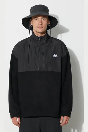 TAIKAN Felpa in cotone Polar Fleece Half uomo TK0013.BLK