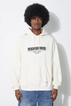 NEIGHBORHOOD Felpa in cotone Classic uomo colore con cappuccio 241FPNH.CSM04