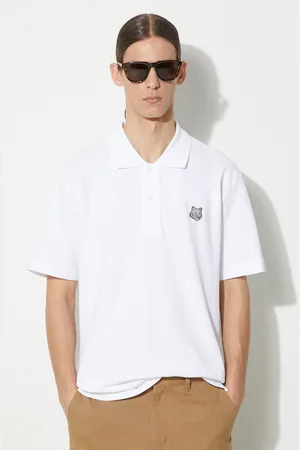Maison Kitsuné Polo in cotone Bold Fox Head Patch Comfort Polo colore MM00207KJ7010