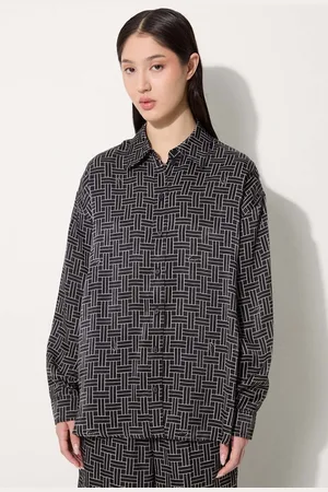 Kenzo Camicia Weave Dropped Shoulders Shirt donna colore FE62CH2479R1.99