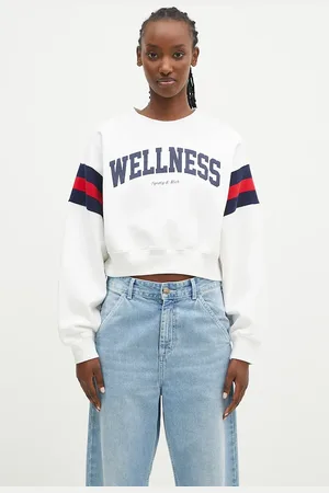 Sporty & Rich Felpa in cotone Wellness Ivy donna colore WS058S406WW