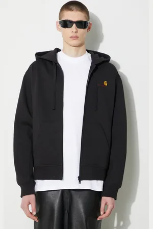 Carhartt Felpa Hooded American Script Jacket uomo colore con cappuccio con applicazione I033063.89XX
