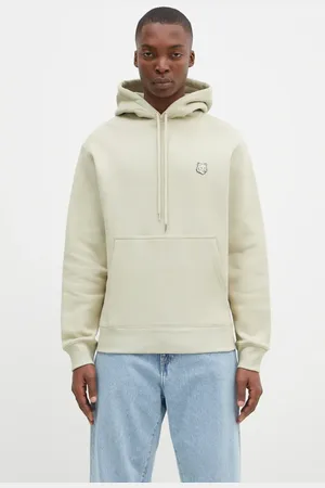 Maison Kitsuné Felpa in cotone Bold Fox Head Patch uomo colore con cappuccio con applicazione MM00713KM0307