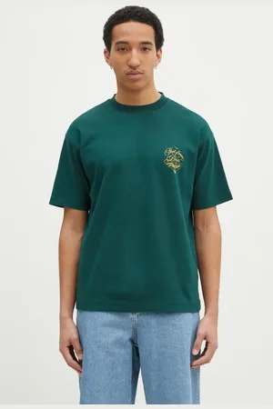 Drôle de Monsieur T-shirt in cotone Le T-Shirt Slogan Vignes uomo colore F-TS226-CO002-DGN