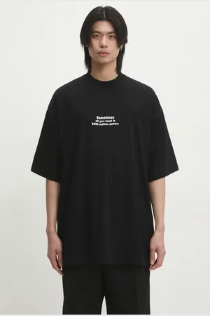 Vetements T-shirt in cotone 500 Million Dollars Oversized colore UA66TR690B
