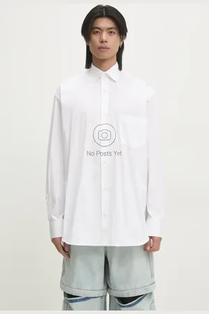 Vetements Camicia in cotone No Posts Classic uomo colore UA66SH440W