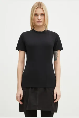 Vetements T-shirt Embroidered Logo Fitted Hourglass donna colore WA66TR630B