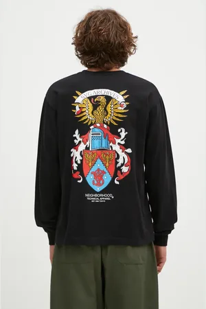 NEIGHBORHOOD Top a maniche lunghe in cotone Tee Longsleeve-13 colore 242PCNH.LT13