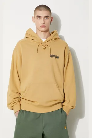 Carhartt Felpa in cotone Hooded Stamp Sweat uomo colore con cappuccio I033621.23F06