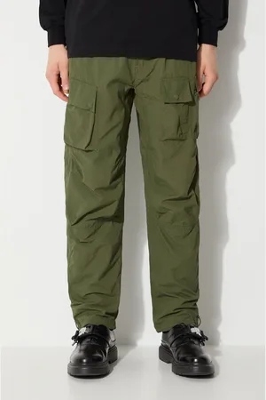 Maharishi Pantaloni Veg Dyed Cargo Track Pants Japanese uomo colore 5040.OLIVE