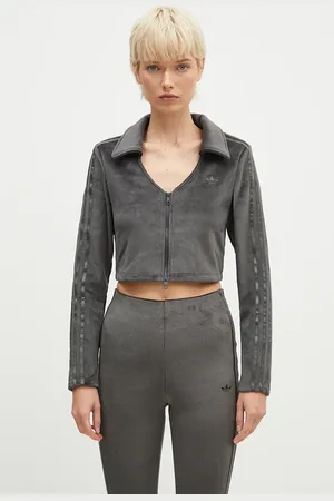 adidas Felpa Femme Galore Rib Cardigan donna colore con applicazione JN3019