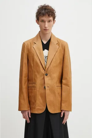 OUR LEGACY Blazer in pelle Opening uomo colore M2259OBL