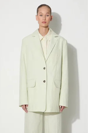 WoodWood Giacca in lino misto Madeleine Mini Stripe Blazer