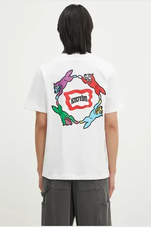 ICECREAM T-shirt in cotone Roundabout uomo colore IC24460