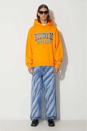 Billionaire Boys Club Felpa in cotone VARSITY LOGO POPOVER HOOD uomo B23328