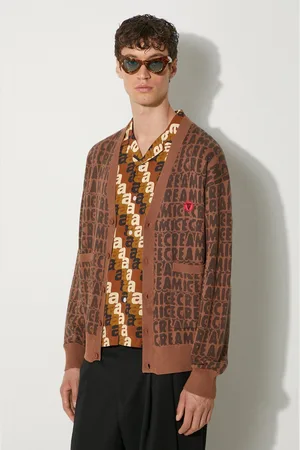 ICECREAM Cardigan con aggiunta di lana Text Print Cardigan colore IC24215