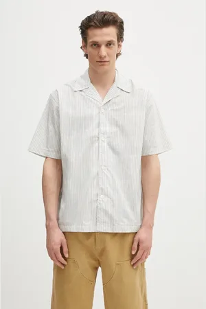 Norse projects Camicia in cotone Mads Poplin Stripe SS colore N40.0831.0957