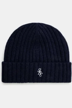 Sporty & Rich Cappelo in cashemire SRC Wool Cashmere colore AC066506302BL32