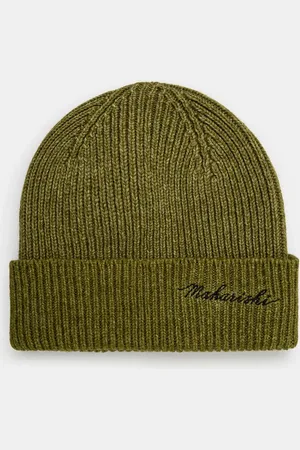 Maharishi Berretto in lana Embroidered Beanie colore 1368.OLIVE
