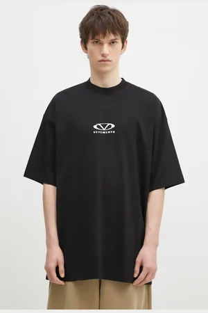 Vetements T-shirt in cotone Oval Logo Oversized colore UA66TR605BW