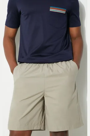 Fred Perry Pantaloncini in cotone Wide Leg Poplin Shorts colore S7173.U54