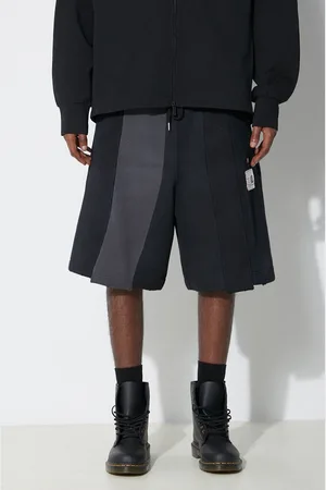 Maison Mihara Yasuhiro Pantaloncini in cotone Vertical Switching colore A12SP563