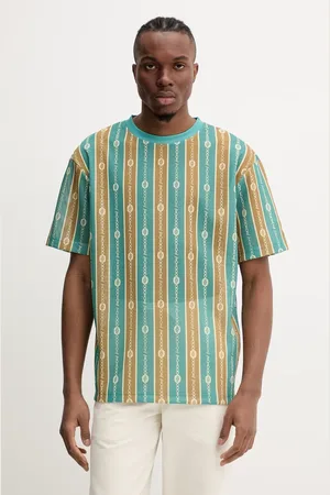 Drôle de Monsieur T-shirt Le T-Shirt Mesh colore verde G-TS252-PL162-EM