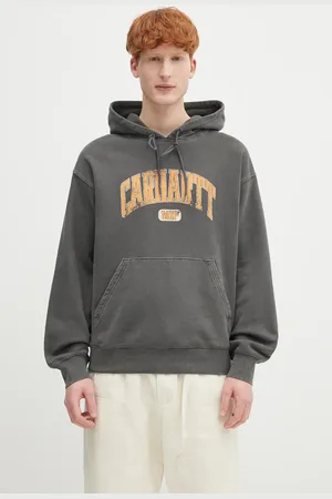 Carhartt Felpa in cotone Hooded Library Sweat colore con cappuccio I034726.89GD