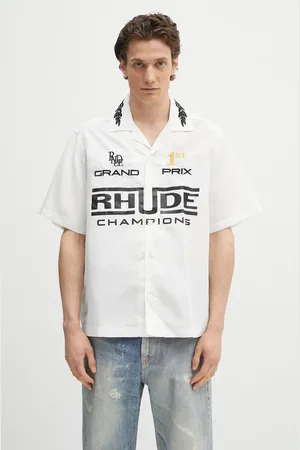 Rhude Camicia Champions Snap colore RHPS25SR01005