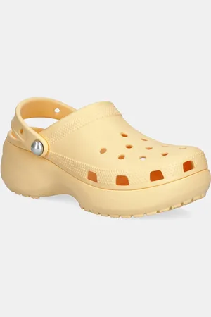Crocs Ciabatte slide Classic Platform Pearl Clog donna colore 211231-78Z