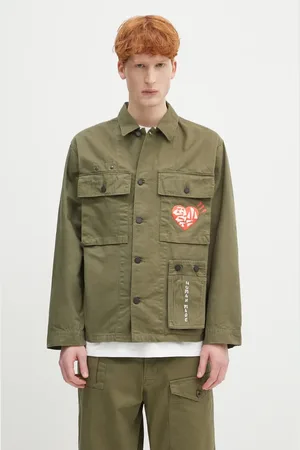 HUMAN MADE Camicia in cotone Military Shirt colore HM29SH004