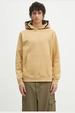 A Bathing Ape Felpa in cotone Abc Camo Shark Pullover colore con cappuccio 1L30114009