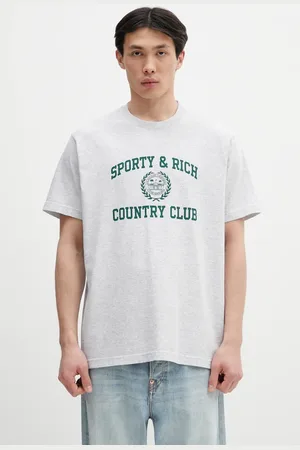 Sporty & Rich T-shirt Varsity Crest colore TO043606218GY03