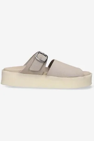 Clarks ClarksOriginals ciabatte slide in camoscio Crepe Slide donna 26172568