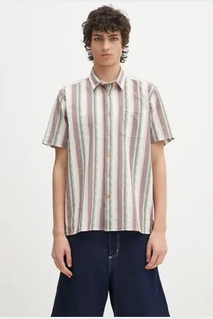 Barbour Camicia in cotone Lipton Striped S/S Relaxed Fit Shirt colore MSH5600