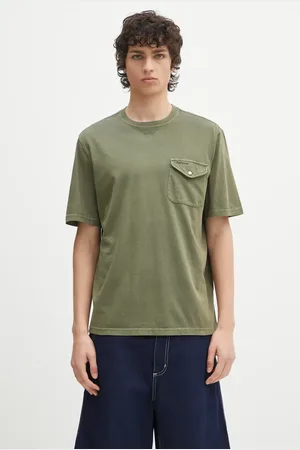 Barbour T-shirt in cotone Newstreet Relaxed Fit T-Shirt colore MTS1398