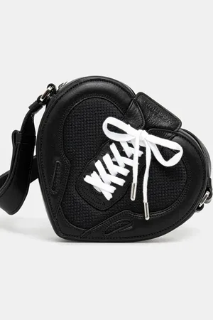 AMBUSH Borsa a mano in pelle Strapped Heart Shoulder Bag colore 12115063