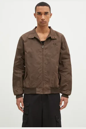 Fred Perry Giacca bomber Made In England Wax Harrington uomo colore J8578.Q21