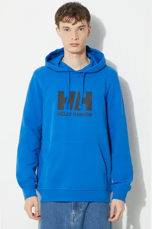 Helly Hansen Felpa in cotone HH LOGO HOODIE uomo colore con cappuccio con applicazione 53289