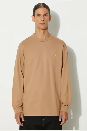 Carhartt Top a maniche lunghe in cotone Longsleeve Chase colore I026392.2GQXX