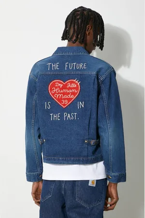 HUMAN MADE Giacca di jeans Denim Work Jacket uomo colore HM27JK015