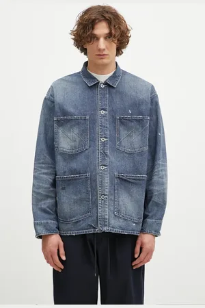 NEIGHBORHOOD Giacca di jeans Washed Coverall Jacket uomo colore 242SPNH.JKM02