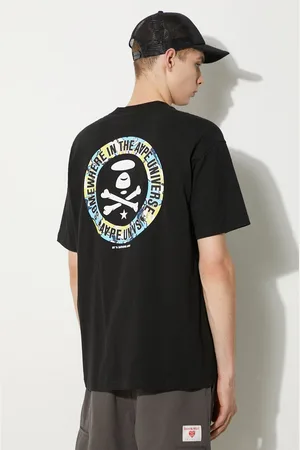 AAPE T-shirt in cotone Basic Tee uomo colore AAPTEM1455XXM