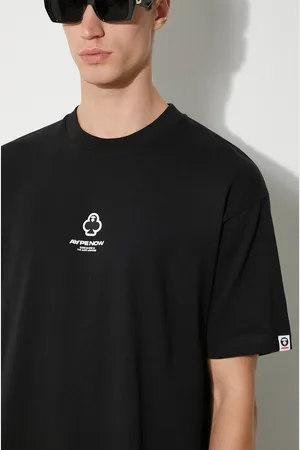 AAPE T-shirt in cotone Clover Tee uomo colore AAPTEM1418XXM